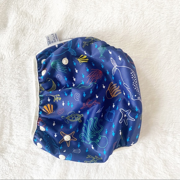 BEAU & BELLE Adjustable Swim Diaper 0-36 mo - Picture 3 of 6